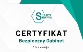Certyfikat 'Bezpieczny Gabinet'